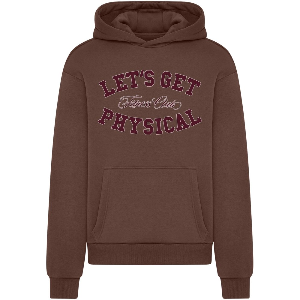 Mister Tee - Let's Get Physical Fluffy Hoodie - Brown